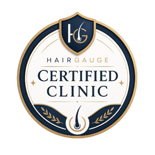 HairGauge Certified Clinic badge